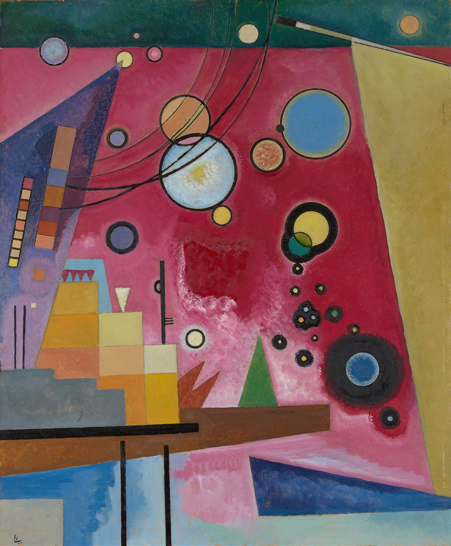 Rojo intenso (1924) - Wassily Kandinsky